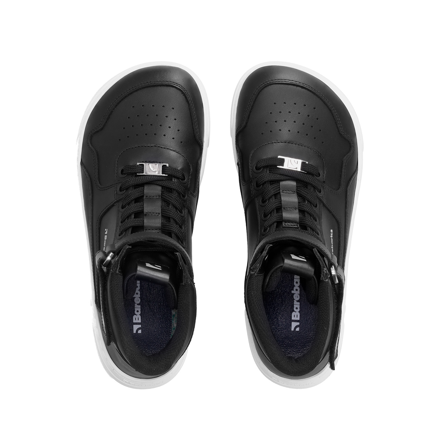 Barefoot tenisky Barebarics Zing - High Top - Black & White (obrázek 19)