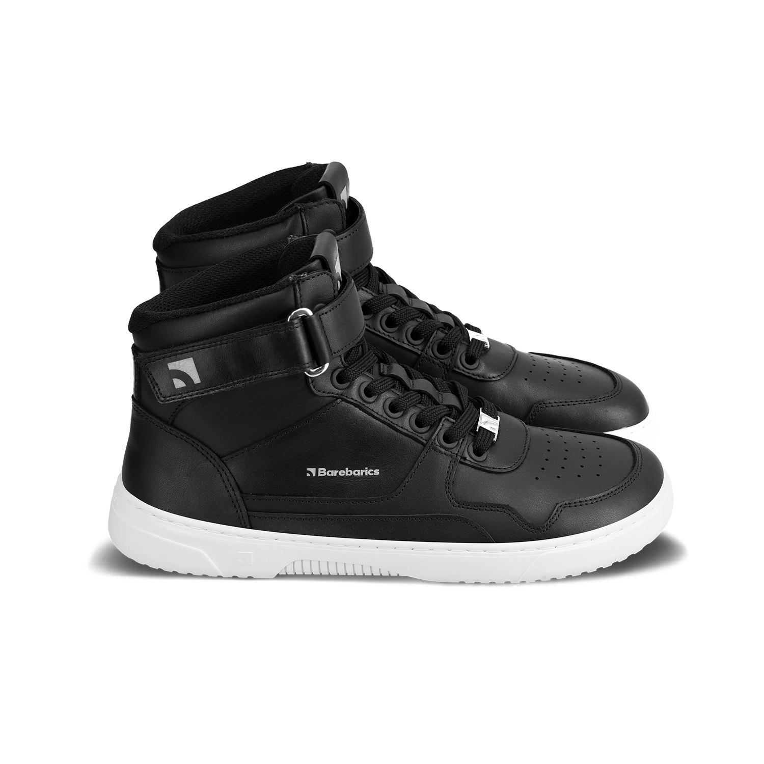 Barefoot tenisky Barebarics Zing - High Top - Black & White (obrázek 10)