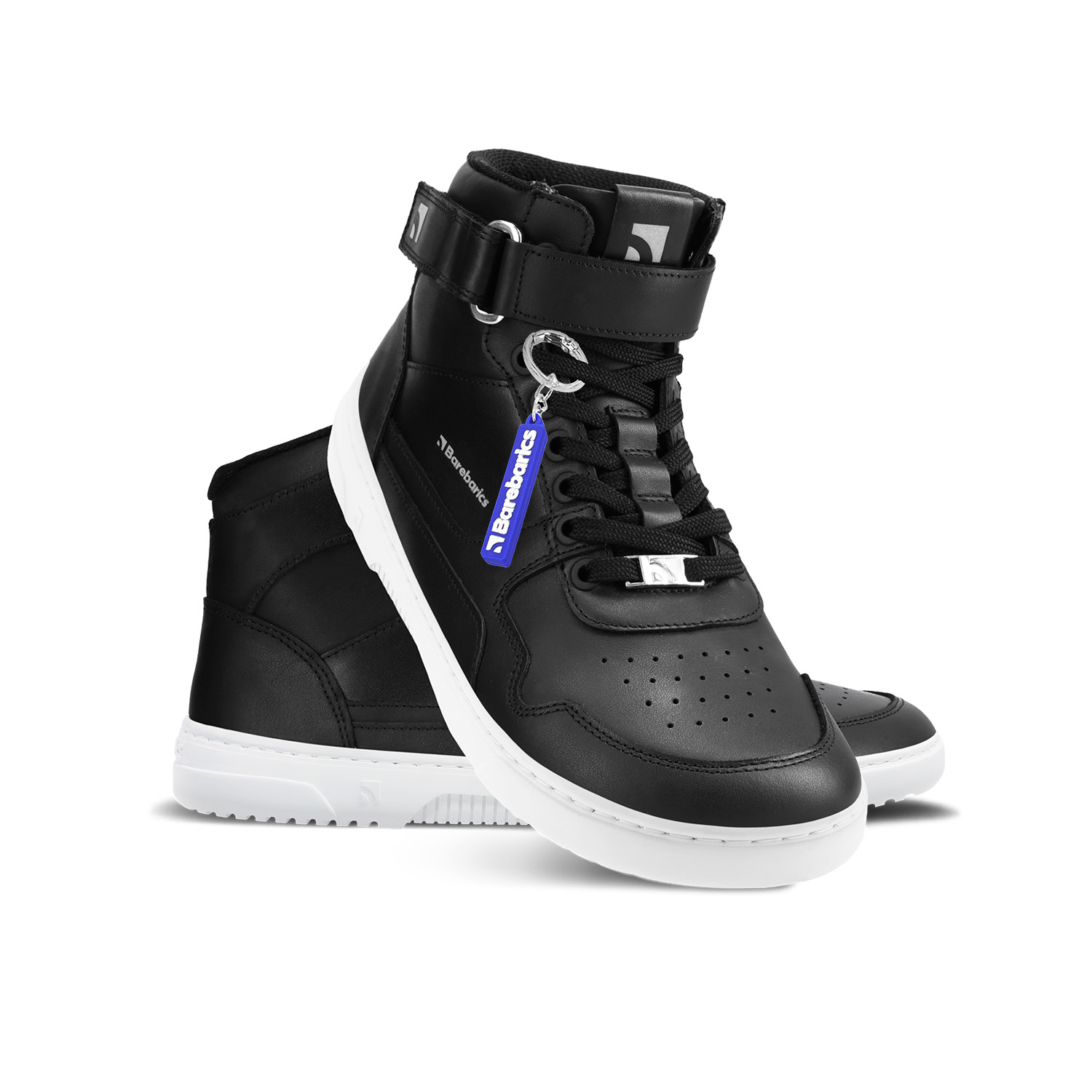Barefoot tenisky Barebarics Zing - High Top - Black & White (obrázek 2)