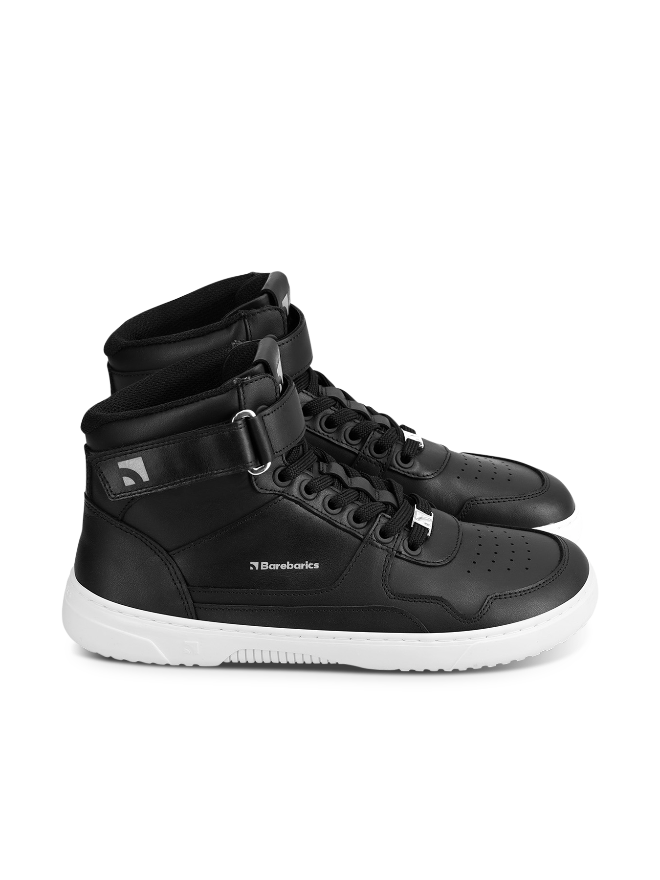Barefoot tenisky Barebarics Zing - High Top - Black & White (obrázek 9)