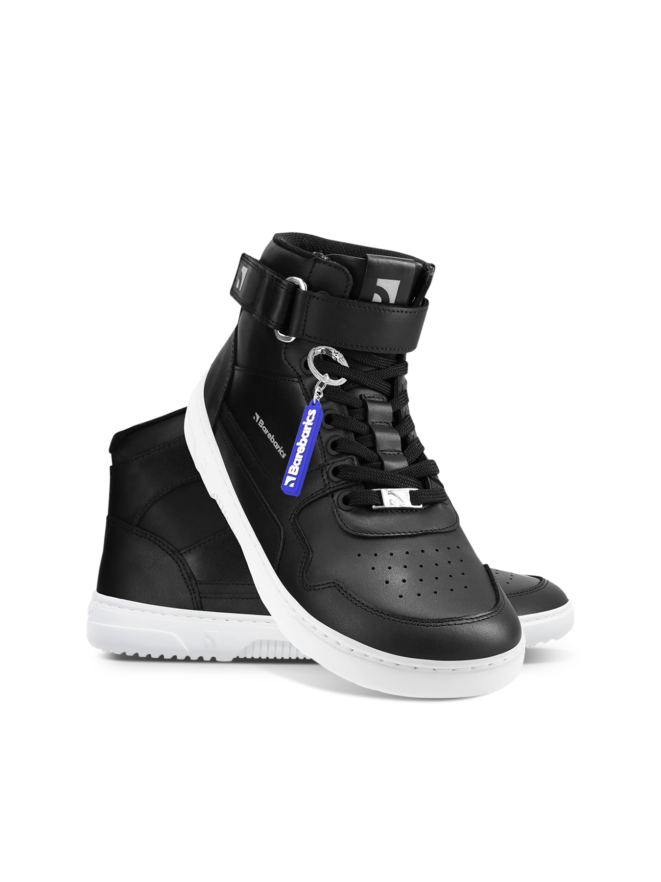 Barefoot tenisky Barebarics Zing - High Top - Black & White (obrázek 20)