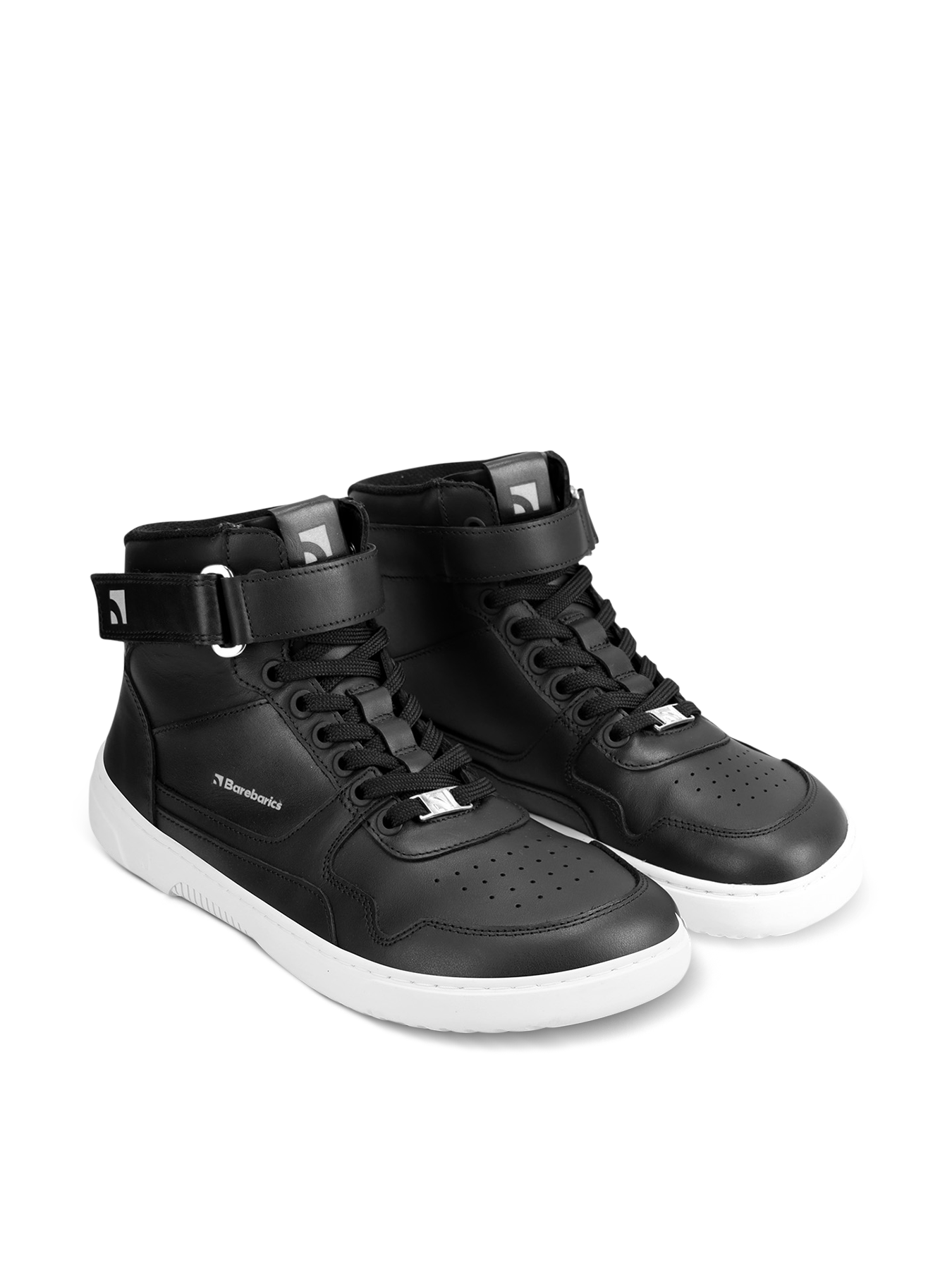 Barefoot tenisky Barebarics Zing - High Top - Black & White (obrázek 13)
