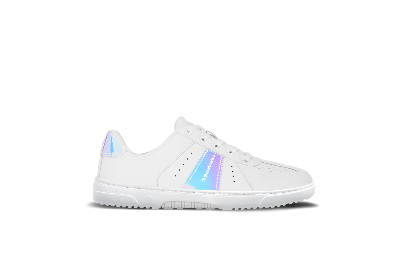 Barefoot tenisky Barebarics Icara - White & Pastel Iridescent