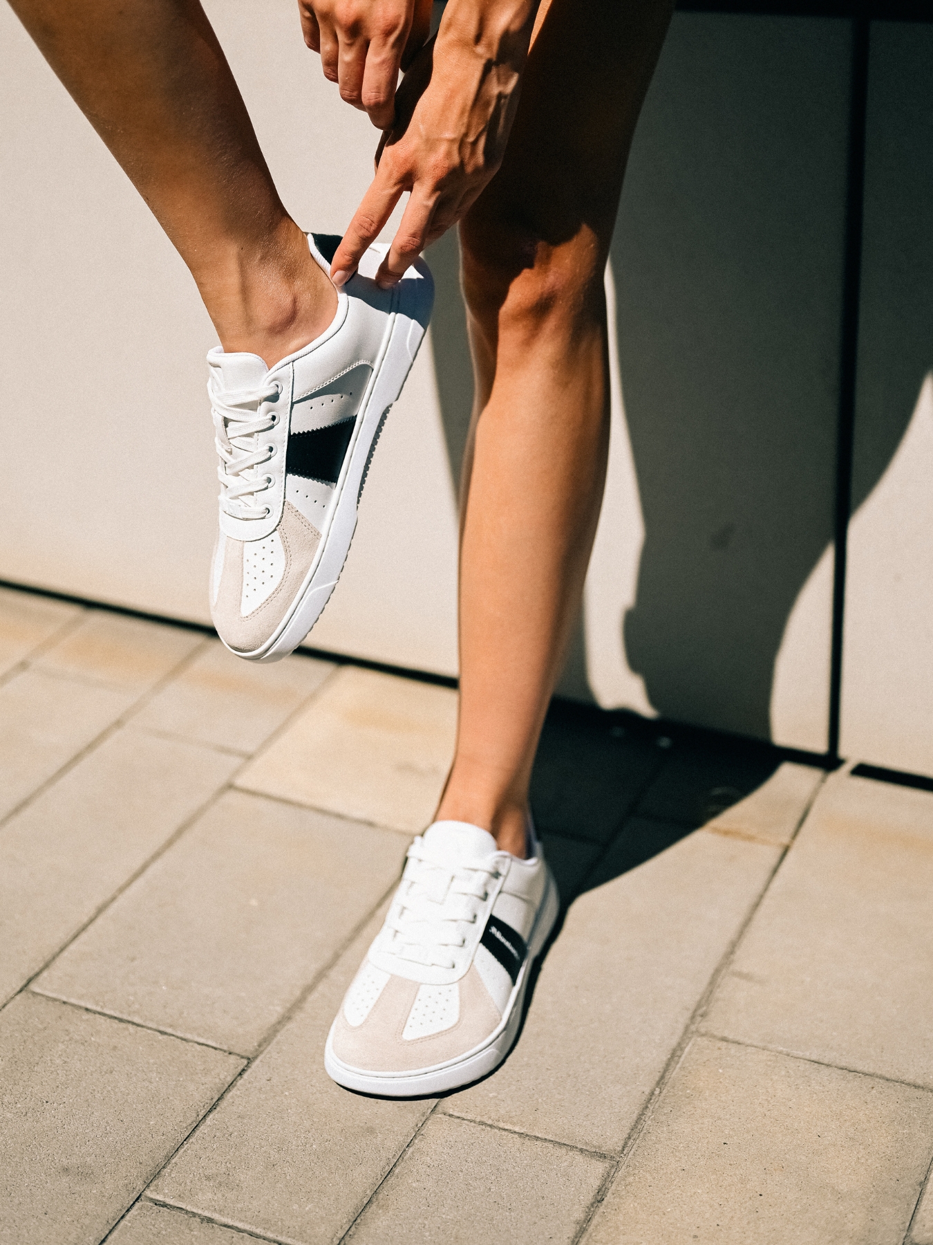 Barefoot tenisky Barebarics Icara - White & Beige (obrázek 18)