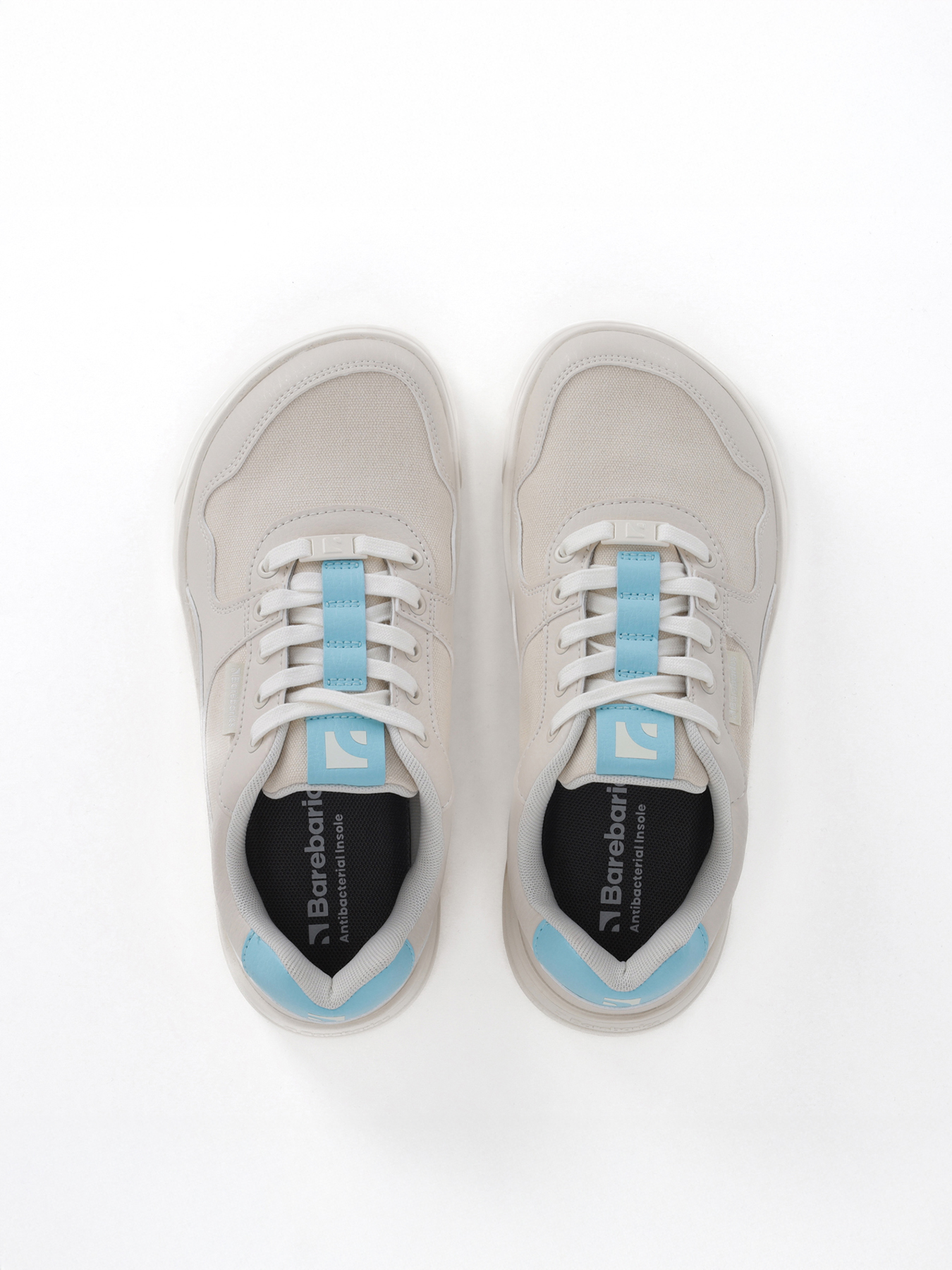 Barefoot tenisky Barebarics Zing - Off-White & Blue (obrázek 9)