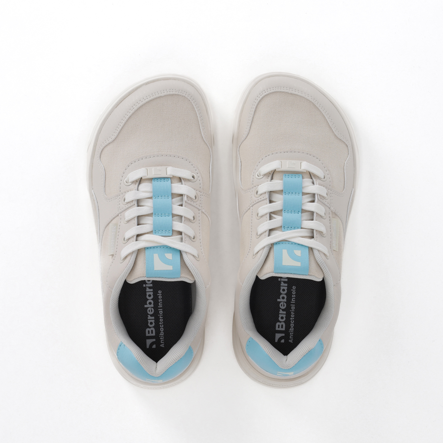 Barefoot tenisky Barebarics Zing - Off-White & Blue (obrázek 10)
