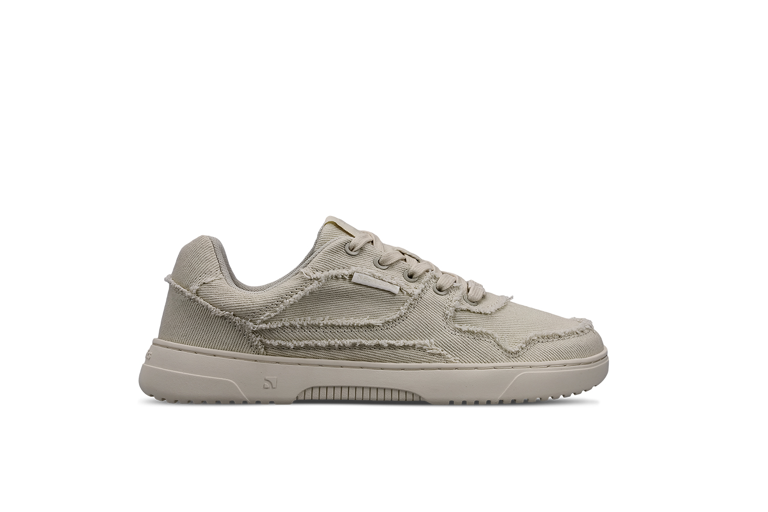 Barefoot tenisky Barebarics Zing Denim - Cream White