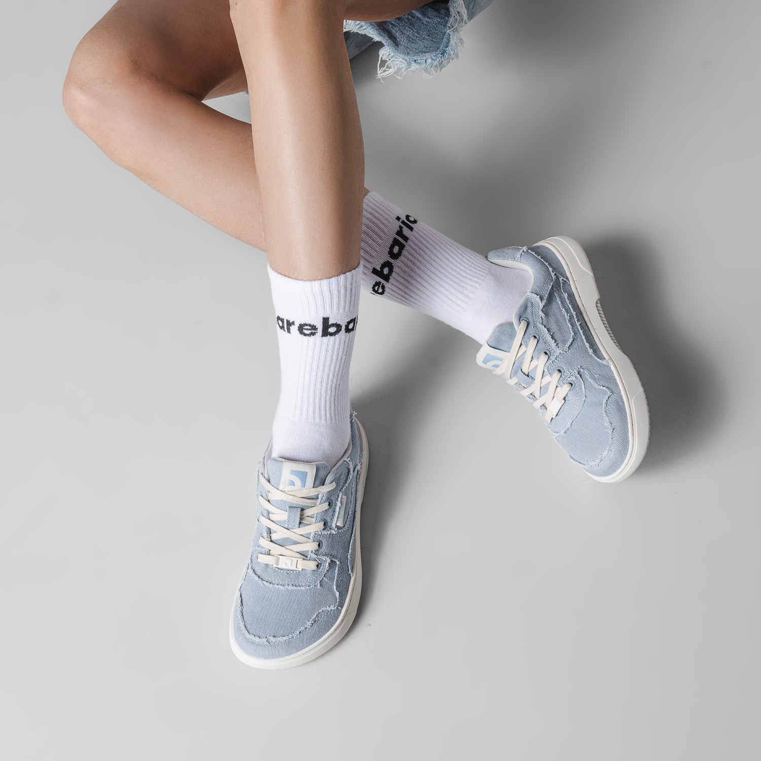 Barefoot tenisky Barebarics Zing Denim - Light Blue (obrázek 19)