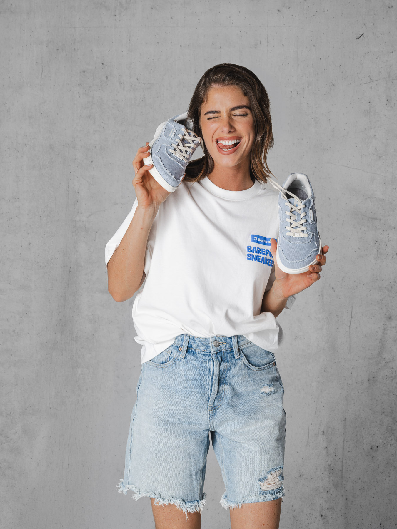 Barefoot tenisky Barebarics Zing Denim - Light Blue (obrázek 21)