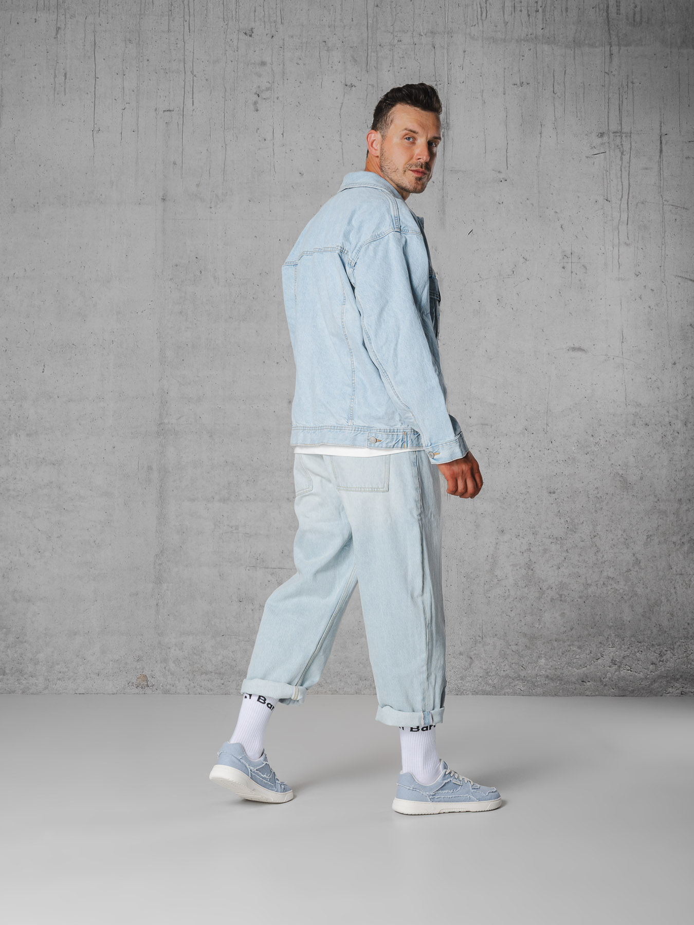 Barefoot tenisky Barebarics Zing Denim - Light Blue (obrázek 22)