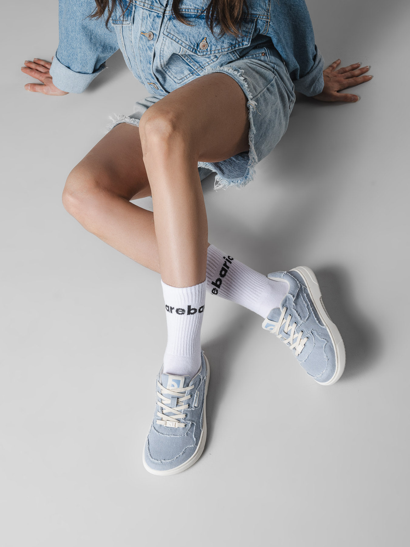 Barefoot tenisky Barebarics Zing Denim - Light Blue (obrázek 26)