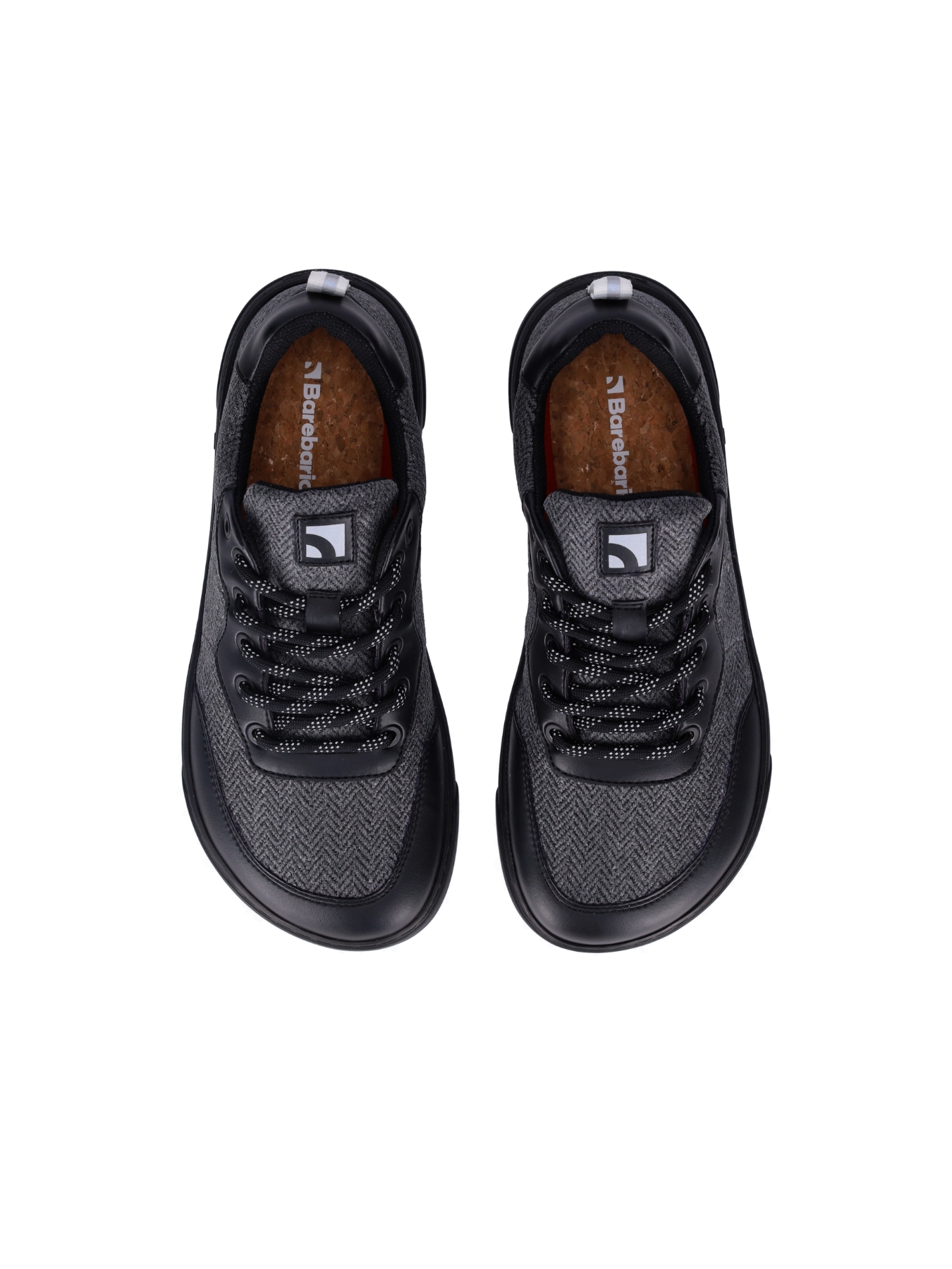 Barefoot tenisky Barebarics Kudos - Black & Grey (obrázek 19)